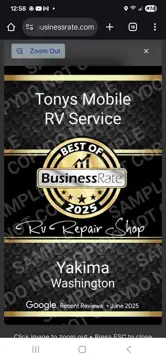 Tonys Mobile RV Service in Yakima, WA