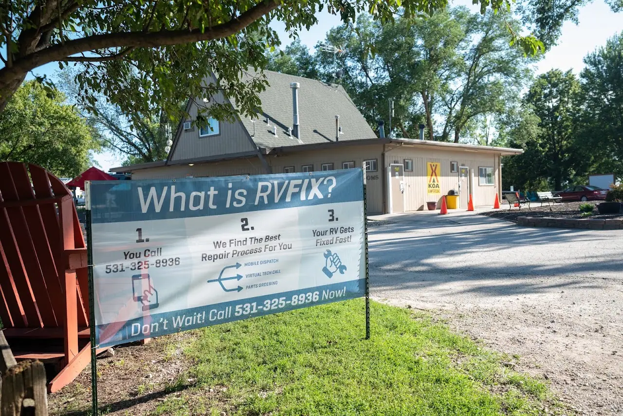 RVFix at West Omaha / NE Lincoln KOA Holiday, RV repair in Gretna