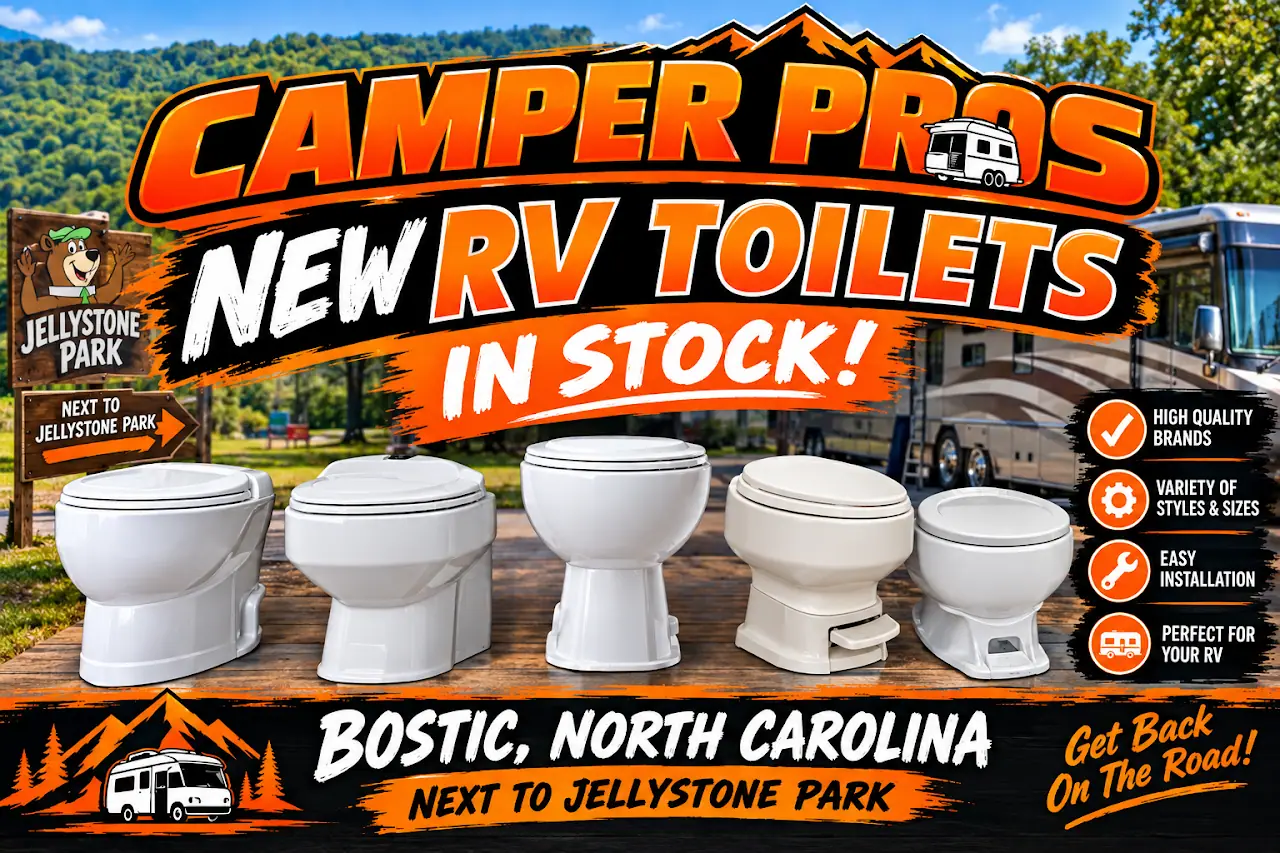 The Camper Pros / Parts Division, RV repair in Bostic
