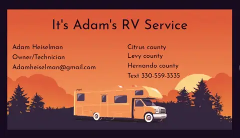 Adam's RV Mobile Service in Crystal River, FL