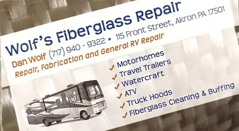 Wolf's Fiberglass in Akron, PA